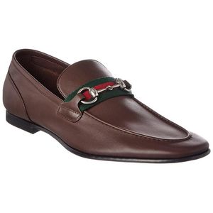 Gucci Brown Como Leather Loafer for men