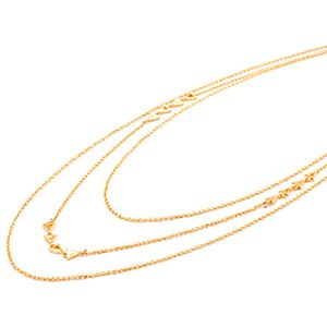 Gorjana Metallic 18k Plated Layered Necklace