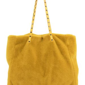Sam Edelman Yellow Eleonora Faux Fur Shoulder Bag
