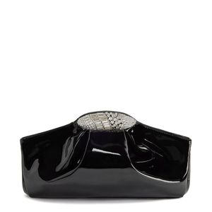 Giuseppe Zanotti Black Gz Dumpling Goatskin Clutch Bag