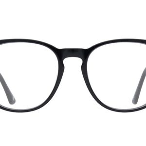 London Retro Black Square Acetate Eyeglasses Online