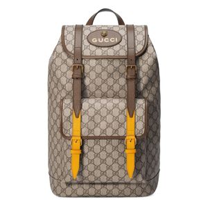 メンズ Gucci 【公式】 (グッチ)ソフト GGスプリーム キャンバス バックパックGGスプリームベージュ ナチュラル