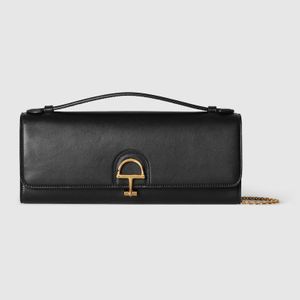 Gucci Black 73 Clutch, Leather