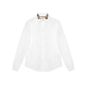 Gucci Duke Hemd aus Baumwolle mit Tiger in Weiß für Herren
