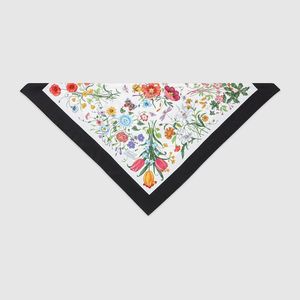 Gucci Blue Printed Silk Headband