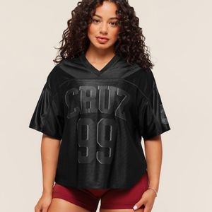 GYMSHARK Black X Analis Mesh Top
