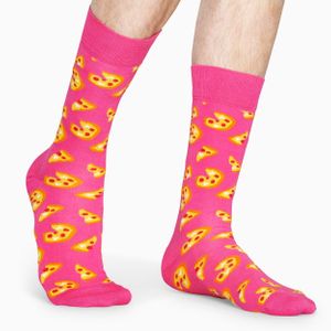 Happy Socks Pizza Sock in het Roze