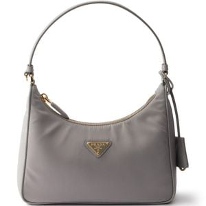 Prada Grey Re-Nylon Re-Edition 2005 Shoulder Bag