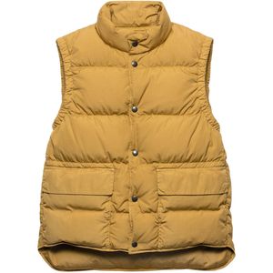 Prada Brown Down Cotton Gilet for men