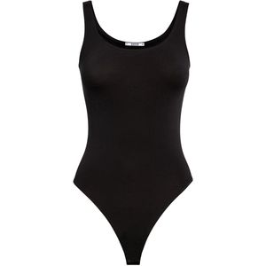 Wolford Black Cotton-Blend Jamaika Bodysuit