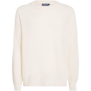 Frescobol Carioca White Linen Jardim Sweater for men