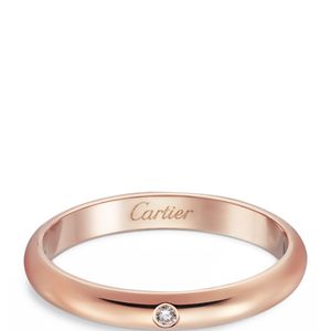 Cartier Pink And Diamond 1895 Wedding Band