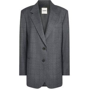 Sandro Grey Wool Rhinestone Blazer