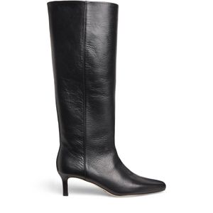 PAIGE Black Leather Ansley Knee-High Boots 50