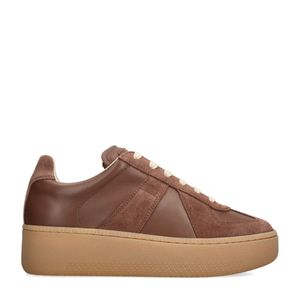 Maison Margiela Brown Leather Chunky Replica Sneakers