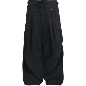 Kapital Black Ripstop Jumbo Cargo Trousers for men