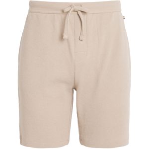 Boss Natural Cotton-Blend Waffle-Knit Shorts for men
