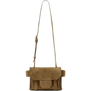 AllSaints Natural Mini Suede Ursa Cross-Body Bag