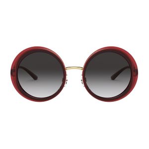 Gafas de sol oversize de montura redonda Dolce & Gabbana de color Rojo