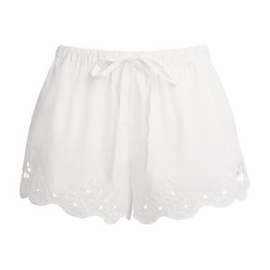 Sir White Cotton Klara Drawstring Shorts