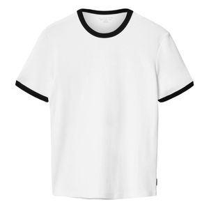 AllSaints White Organic Cotton Austin T-Shirt for men