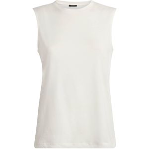 Joseph White Cotton-Silk Tank Top