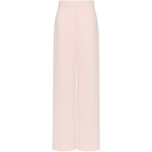 Max Mara Pink Wide-Leg Tailored Trousers