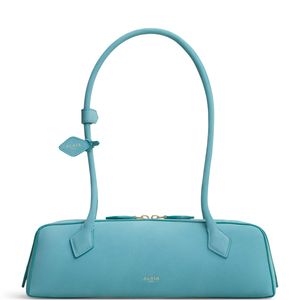 Alaïa Blue Medium Nubuck Le Teckel Shoulder Bag