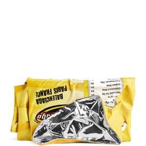 Balenciaga Yellow Chips Clutch Bag