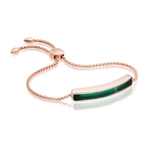 Monica Vinader Green Baja Chain Bracelet