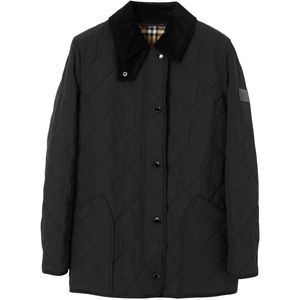 Burberry Black Quilted Thermoregulated Barn Jacket