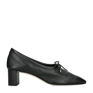 Aeyde Black Leather Narissa Pumps 45