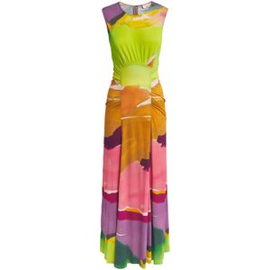 Ulla Johnson Printed Ruched Lana Maxi Dress