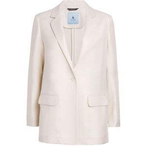 Colombo White Cashmere-Silk-Linen Blazer