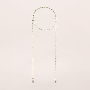 Hermina Athens Natural Beaded Pearl Rosario Necklace