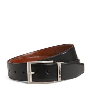 Barbour Brown Leather Reversible Belt for men