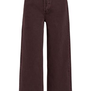 Agolde Brown Ren Wide-Leg Jeans