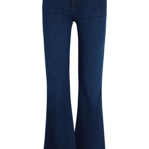 PAIGE Blue Genevieve Flared-Leg Jeans