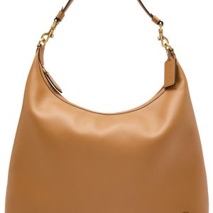 COACH Brown Juliet Large Leather Shoulder Bag