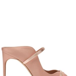 Malone Souliers Pink Noah 90 Satin Heeled Sandals