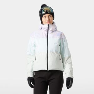 Helly Hansen White Nora Short Puffy Ski Jacket