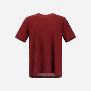 Herno Red Jersey Crepe T-Shirt for men