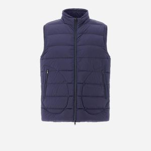 Herno Blue Il Gilet for men