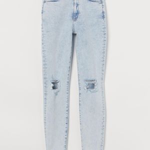 H&M Blau Embrace High Ankle Jeans