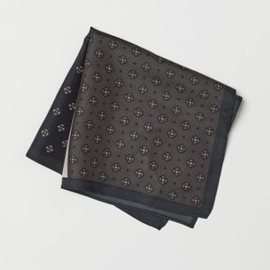 Pochette color block en soie H&M pour homme en coloris Noir