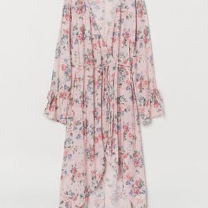 Robe portefeuille à motif H&M en coloris Rose