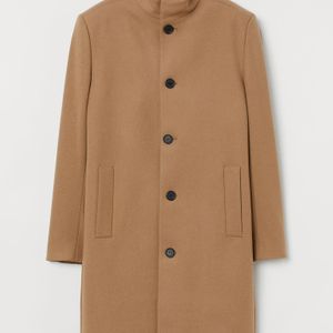 Manteau en cachemire mélangé H&M pour homme en coloris Neutre