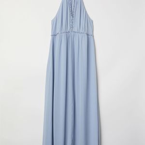 H & M+ Robe longue H&M en coloris Bleu