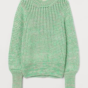 H&M Grün Pullover aus Schwerstrick