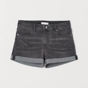 H&M Grey Short Denim Shorts